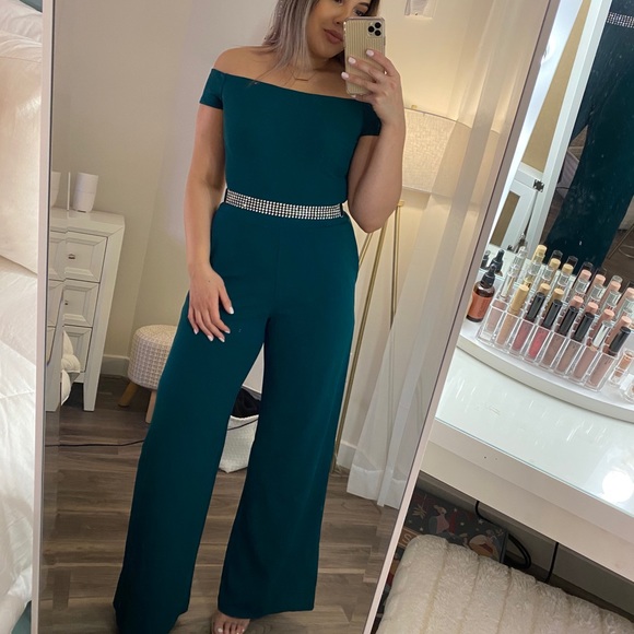 Express Pants - Off the shoulder jumpsuit